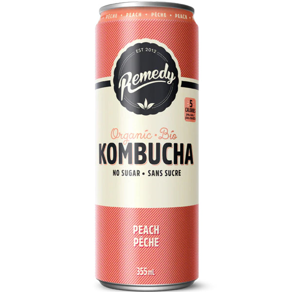 Remedy Drinks Peach Kombucha 4x355 mL
