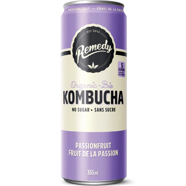 Remedy Drinks Passionfruit Kombucha 4x355 mL
