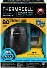 Thermacell , Rechargeable Mosquito Repeller E90 40 Hours Protection 20ft Zone , Black