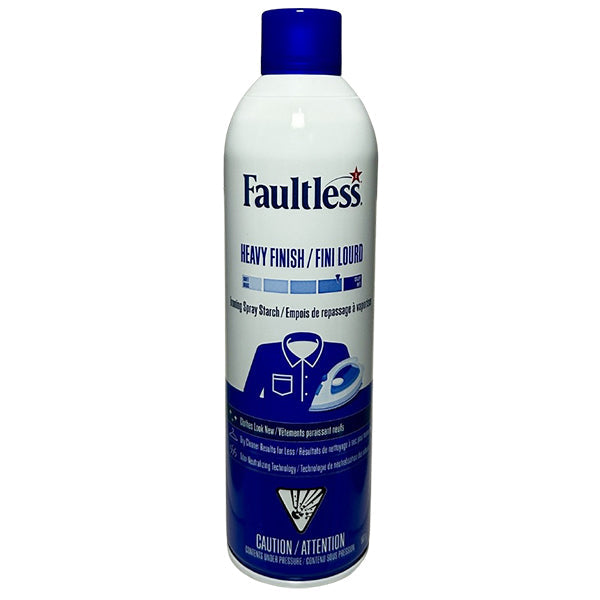 Faultless Heavy Finish Ironing Spray Starch 567 g