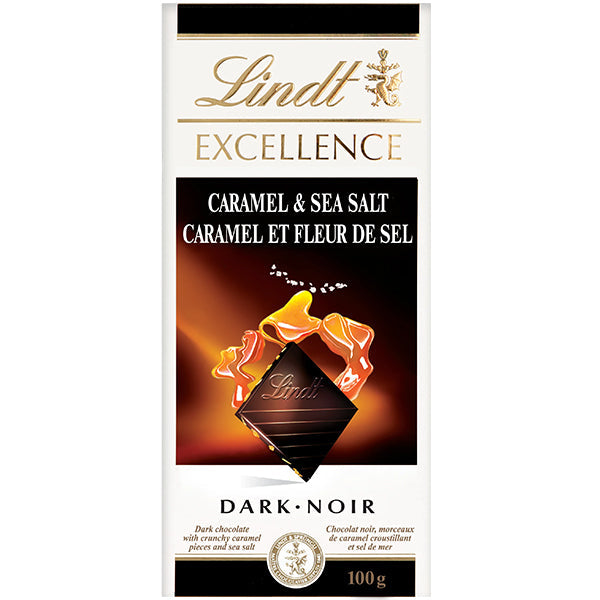 Lindt Excellence Caramel & Sea Salt Bar 100 g