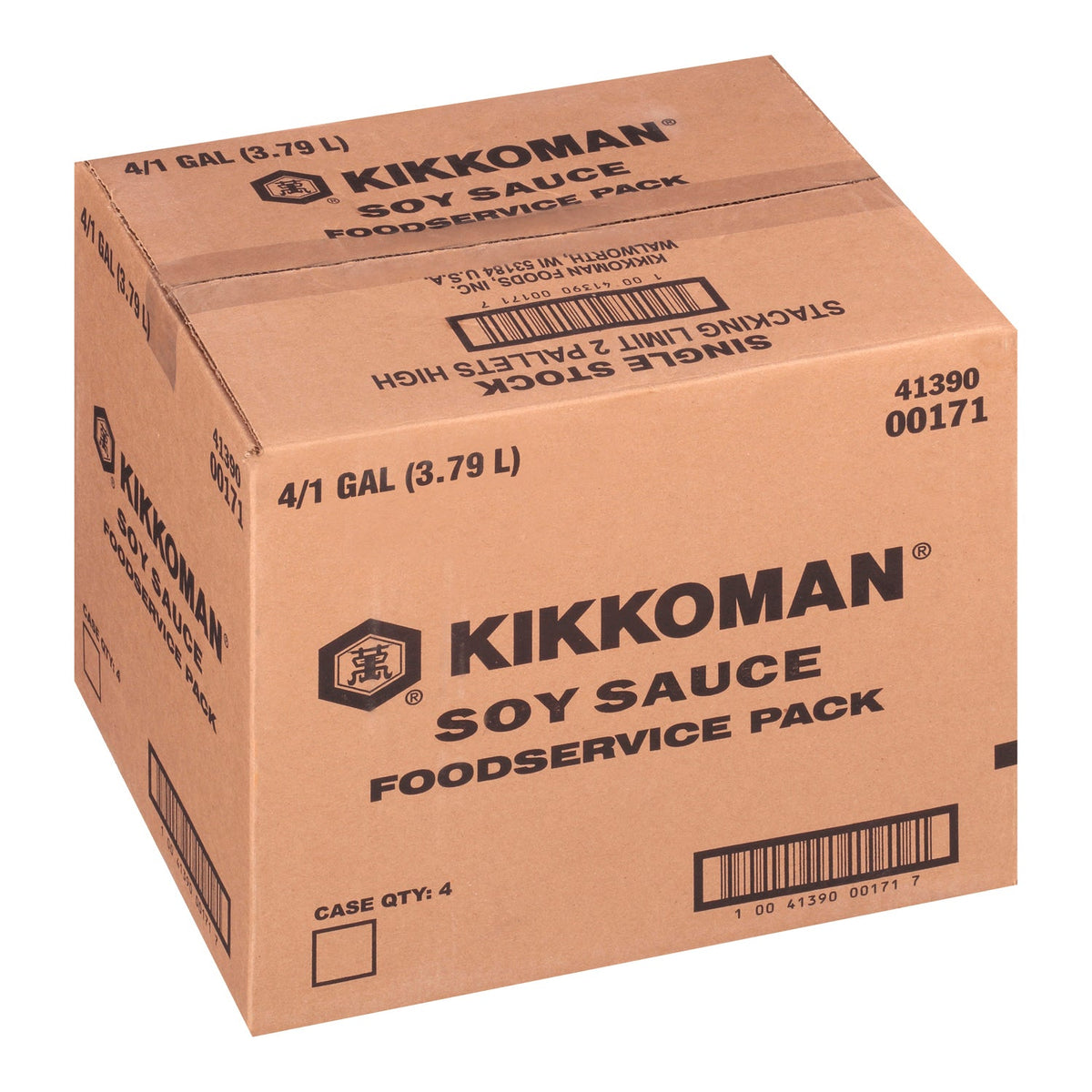 Kikkoman Soya Sauce 4x3.79 L