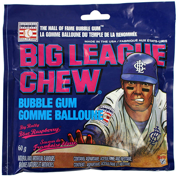 Big League Chew Blue Raspberry 12x60 g