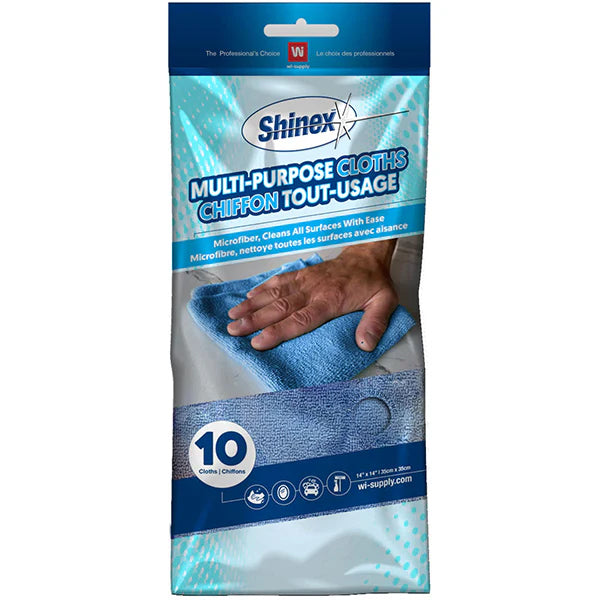 Wipeco Microfiber Blue 14 10x10-Pack