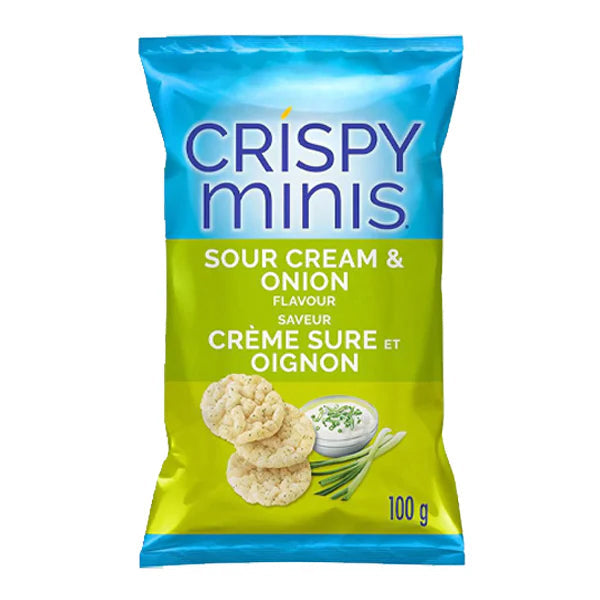 Quaker Crispy Minis Sour Cream and Onion 100 g