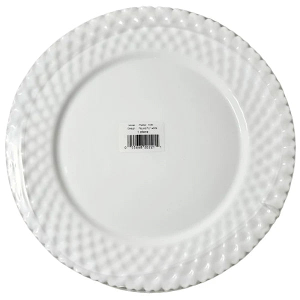 Prime Source Platter Round P Wht 12.63IN 12 ct