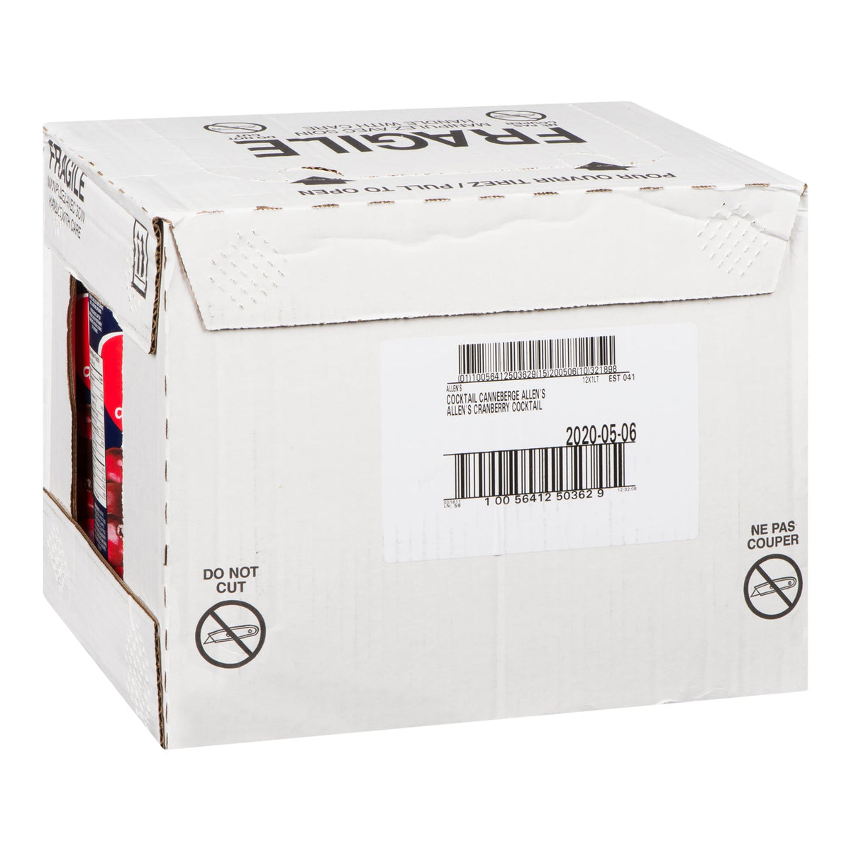 Allens Tetra Cranberry Cocktail 1 L