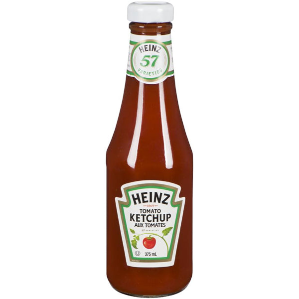Kraft Heinz Ketchup Glass Bottle Kosher 375 mL