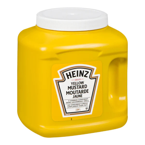 Heinz Yellow Mustard Plastic 4x2.84 L