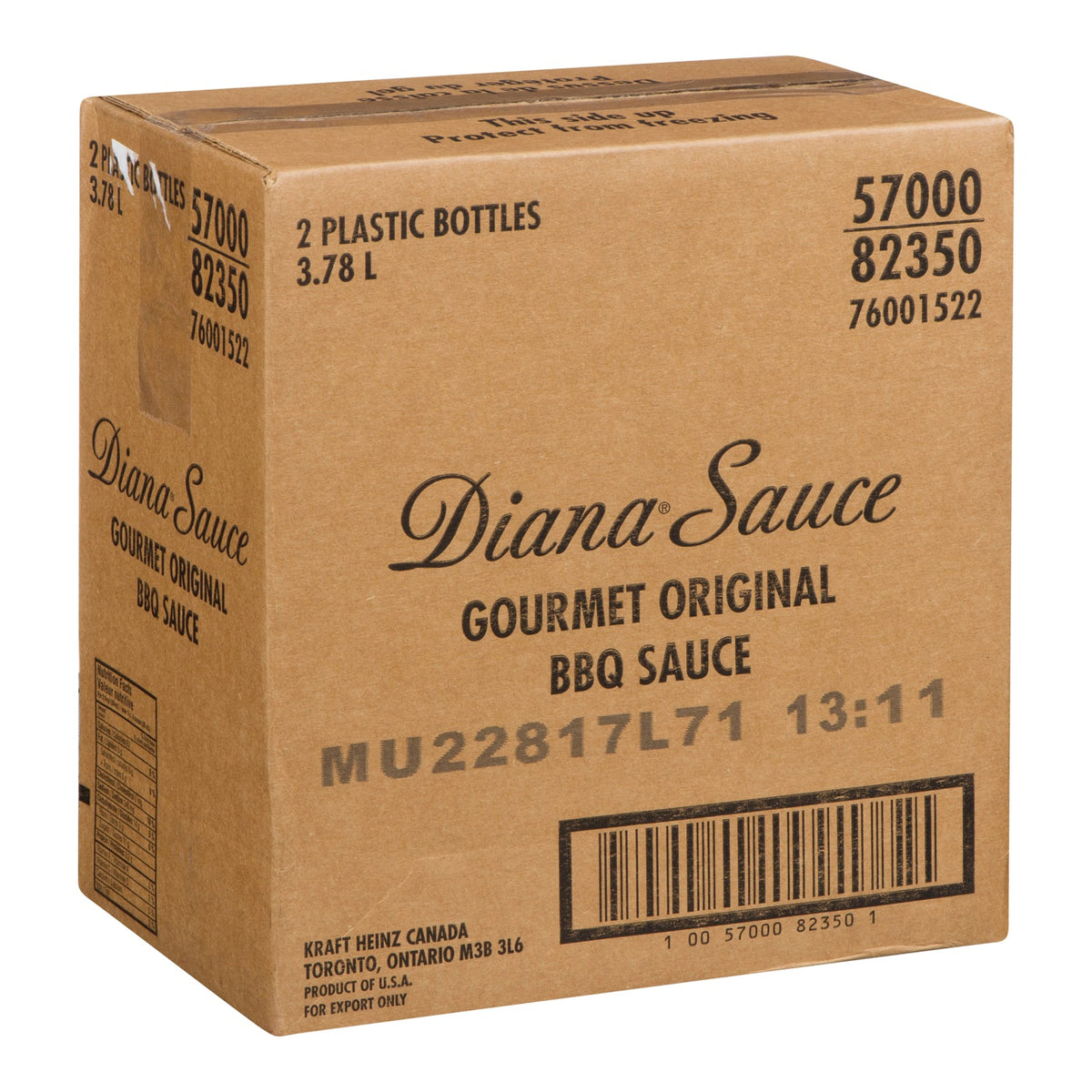 Diana Sauce Gourmet Original Bbq 2x3.78 L