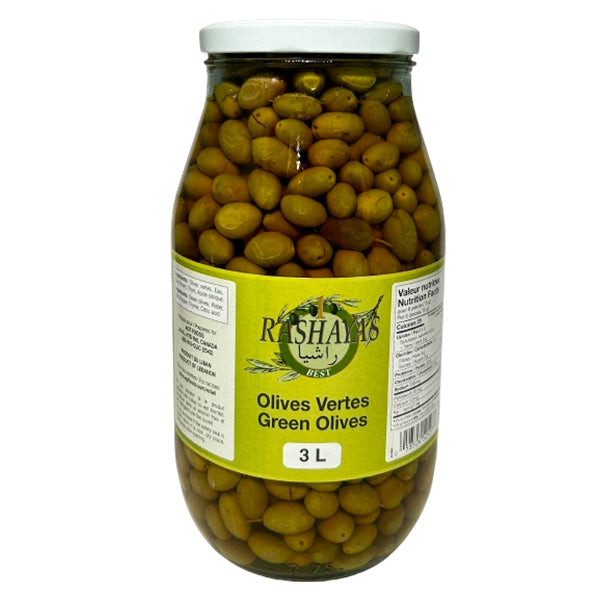 Rashayas Green Olives 4x3 L