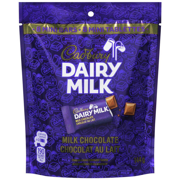 Cadbury Dairy Milk Mini Bars 144 g