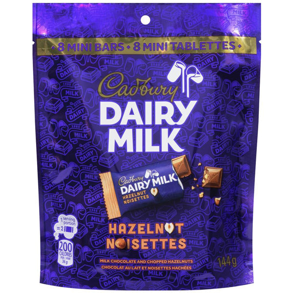 Cadbury Hazelnut Mini Bars 144 g