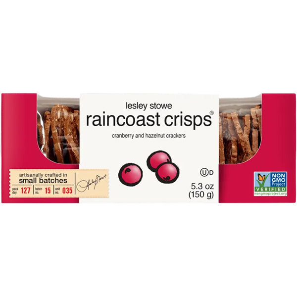 Lesley Stowe Raincoast Crisp Cranberry Hazelnut 150 g