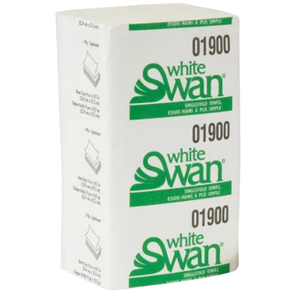 White Swan 1 Ply Singlefold Towel 250 ct