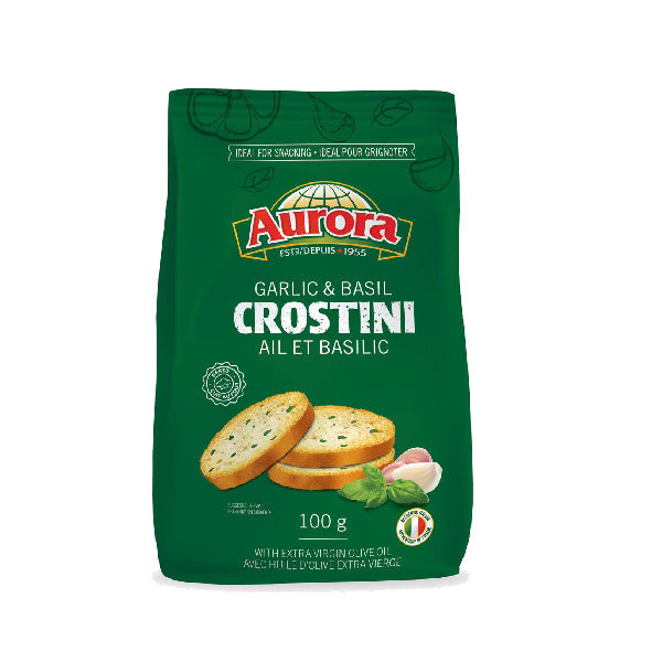 Aurora Crostini Garlic and Basil 100 g