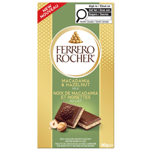 Ferrero Rocher Macadamia & Hazelnut Milk Bar 2x8x90 g