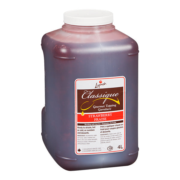Lynch Classic Strawberry Topping 2x4 L