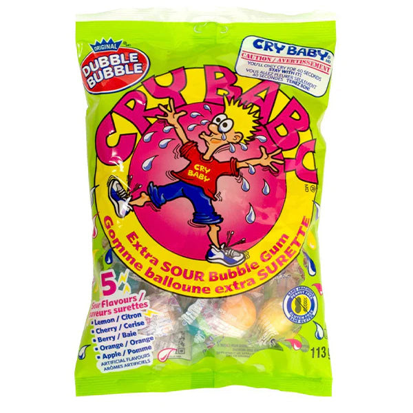 Tootsie Cry Baby Gumballs Peg Bag 113 g