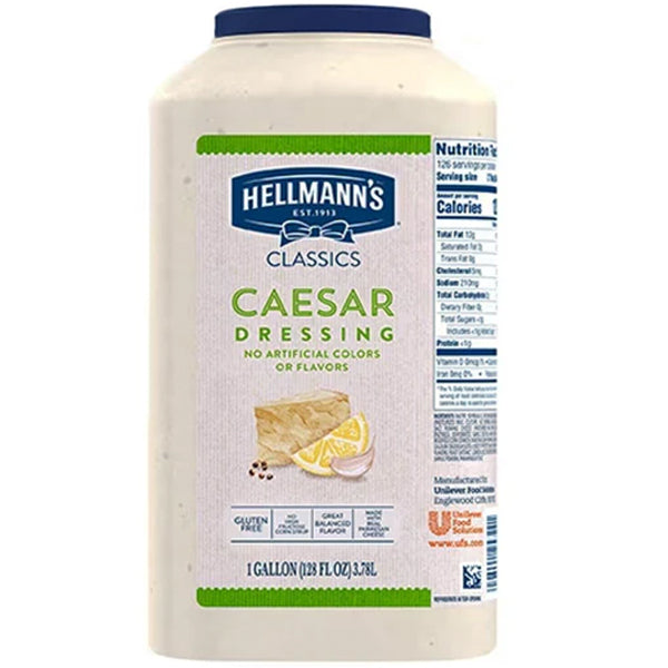 Hellmanns Creamy Caesar Dressing 2x3.78 L