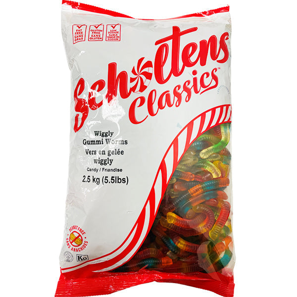 Canada Candy Company Ccc Wigly Gummi Worms 4x2.5 kg