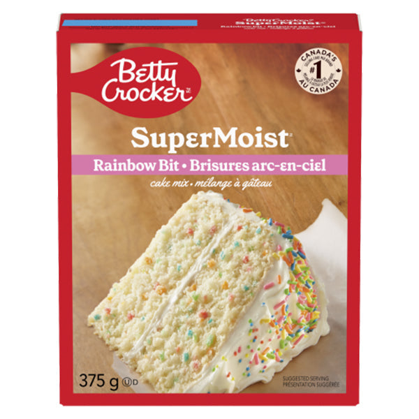 Betty Crocker Super Moist Rainbow Bit Cake Mix 375 g
