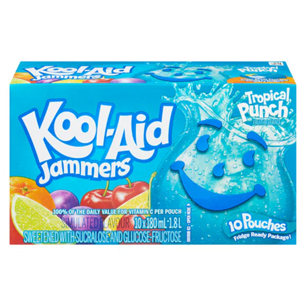 Kool-aid Jammers Tropical Punch 4x10x180 mL