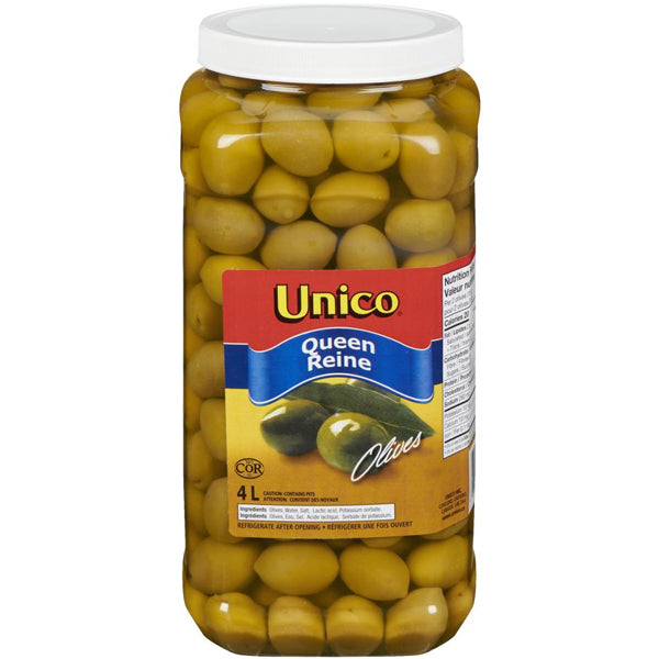 Unico Whole Queen Olives 2x4 L
