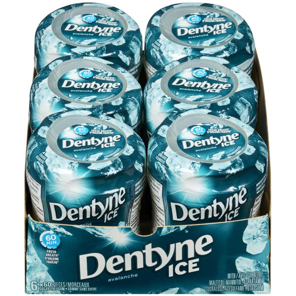 Dentyne Ice Avalanche Bottles 4x6x60 pc