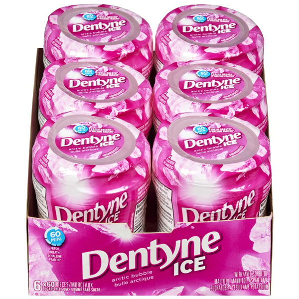 Dentyne Ice Arctic Bubble Bottles 4x6x60 pc