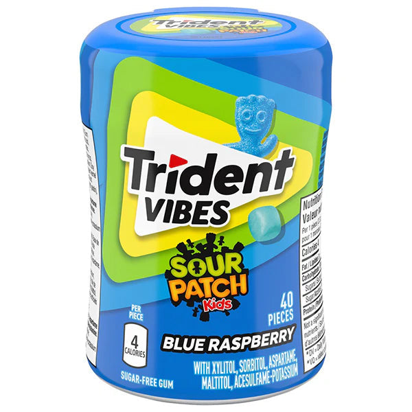 Trident Sour Patch Kids Blue Raspberry 4x6x40 pc