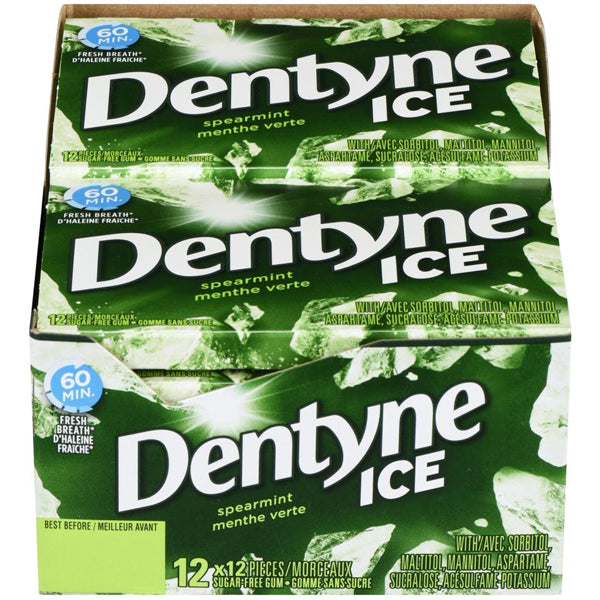 Dentyne Ice Spearmint 12x12 pc