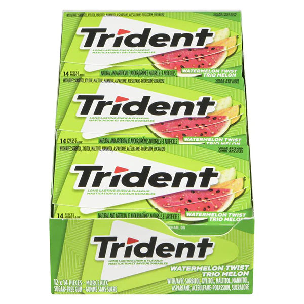 Trident Slab Watermelon Twist 12x14-Pack