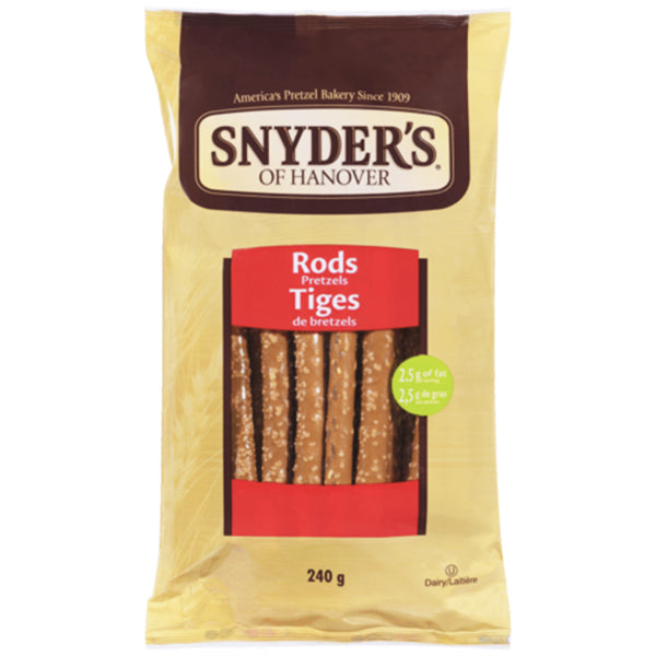 Synders Snyders Hanover Pretzel Rods 240 g