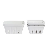 over&back Stoneware Basket Set, 3-pieces