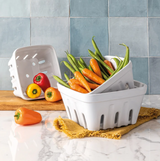 over&back Stoneware Basket Set, 3-pieces