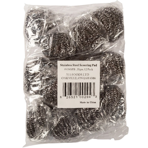 Hy-five Stainless Steel Scouring Pad 35 g 12 ct