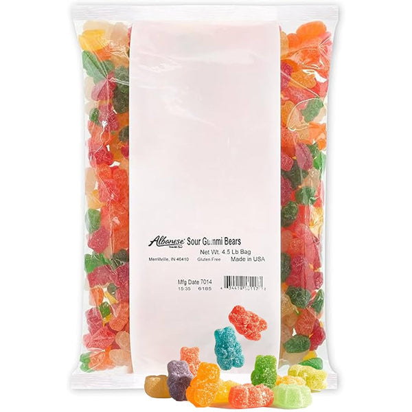 Albanese Sour Gummy Bears 4x2.05 kg