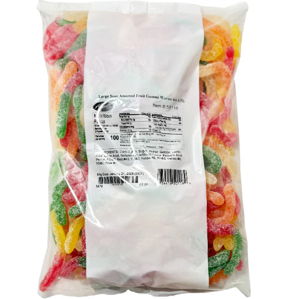 Albanese Sour Worms 4x5 Lb