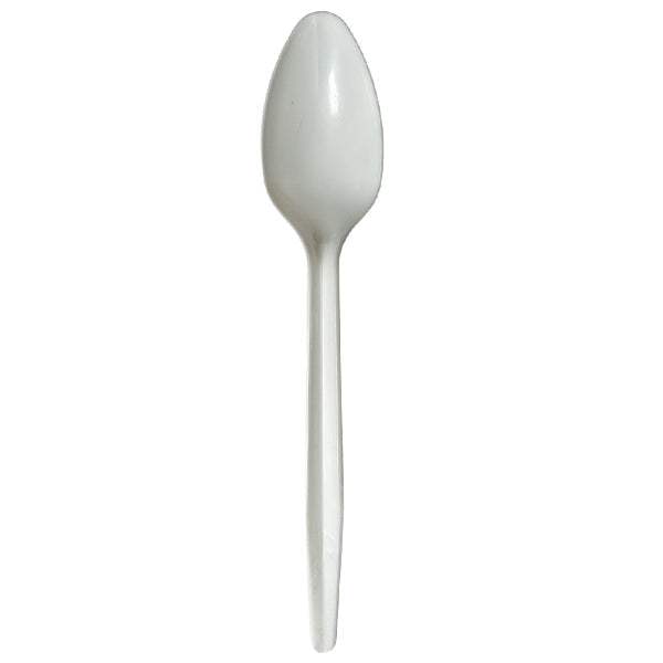 E2e Food Pack Nested Pp70 Tea Spoon Shark White 50 ct