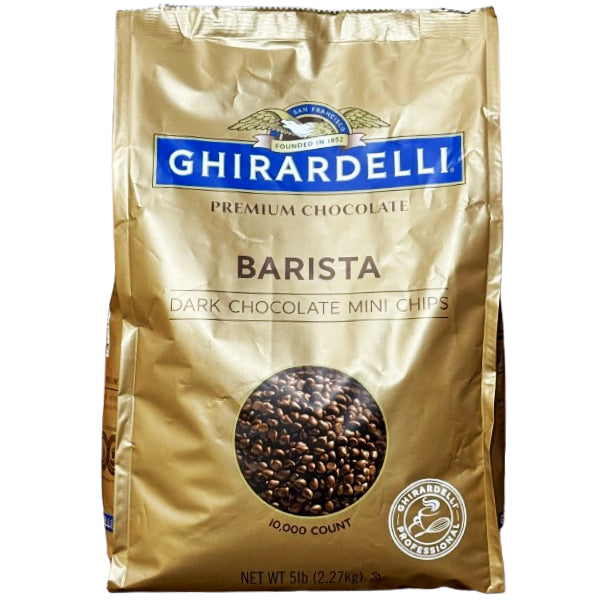 Ghirardelli Dark Chocolate Barista Mini Chips 2x5 Lb