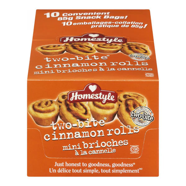 Homestyle Two-bite Cinnamon Rolls 4X10x70 g