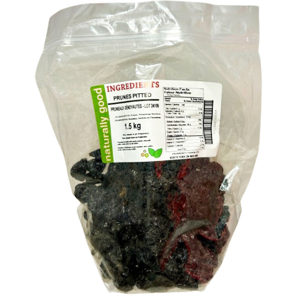 Naturally Good Pitted Prunes 2x1.5 kg