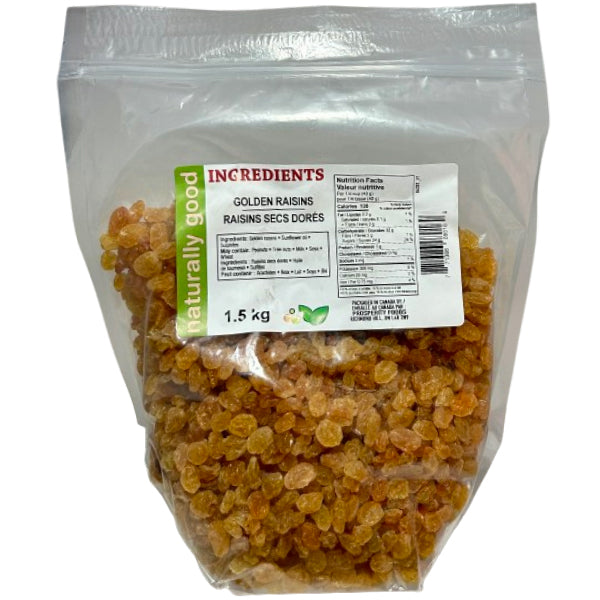 Naturally Good Golden Raisins 2x1.5 kg