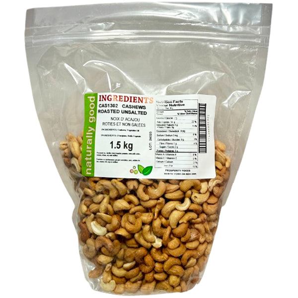 Naturally Good Cashews Roasted Unsalted 2x1.5 kg