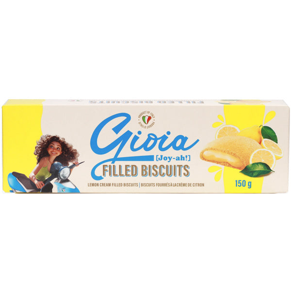 Gioia Cookies Lemon Cream Fill 150 g