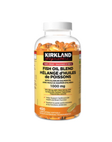 Kirkland Signature 100% Wild Fish Oil Blend, 400 Softgels