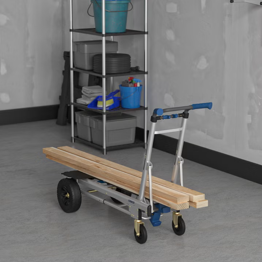 COSCO 5-in-1 Convertible Hand Truck with 3 Position Extendable Handle