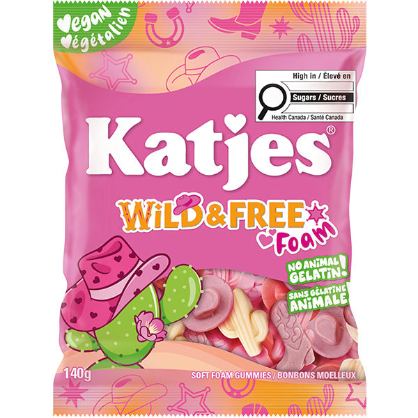 Katjes Wild & Free Plant Based Foam Gummies 140 g