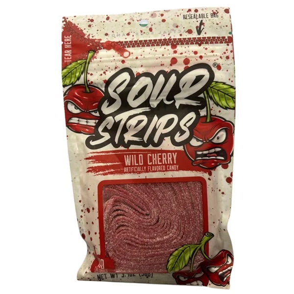 Sour Strips Wild Cherry 96 g